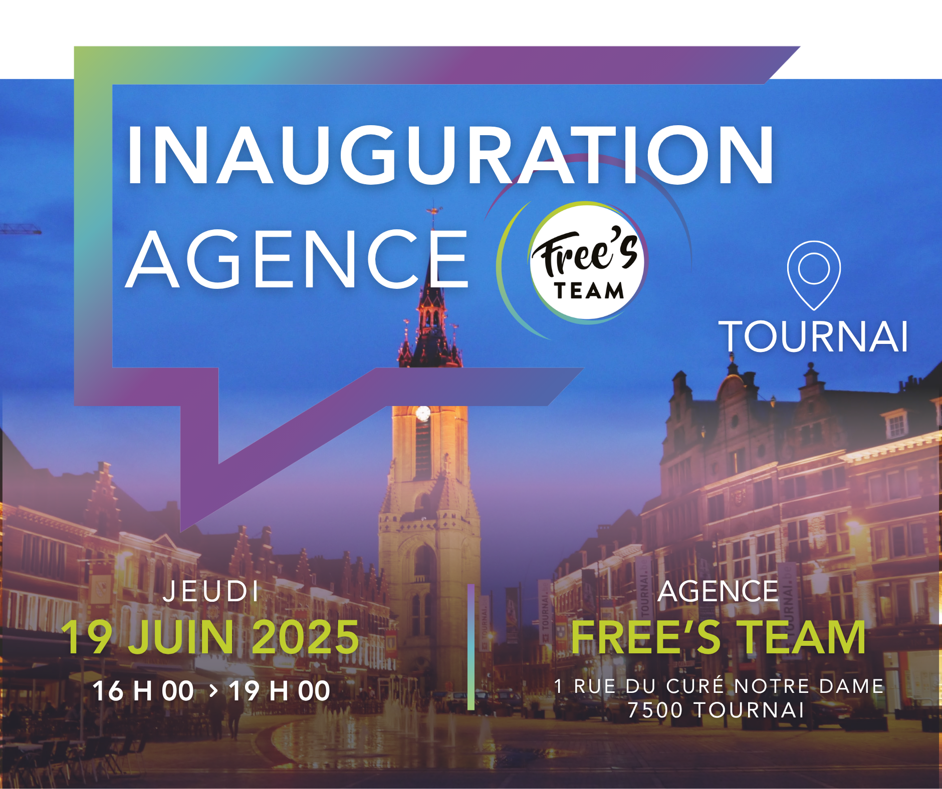 Inauguration de l’agence Free’s de Tournai